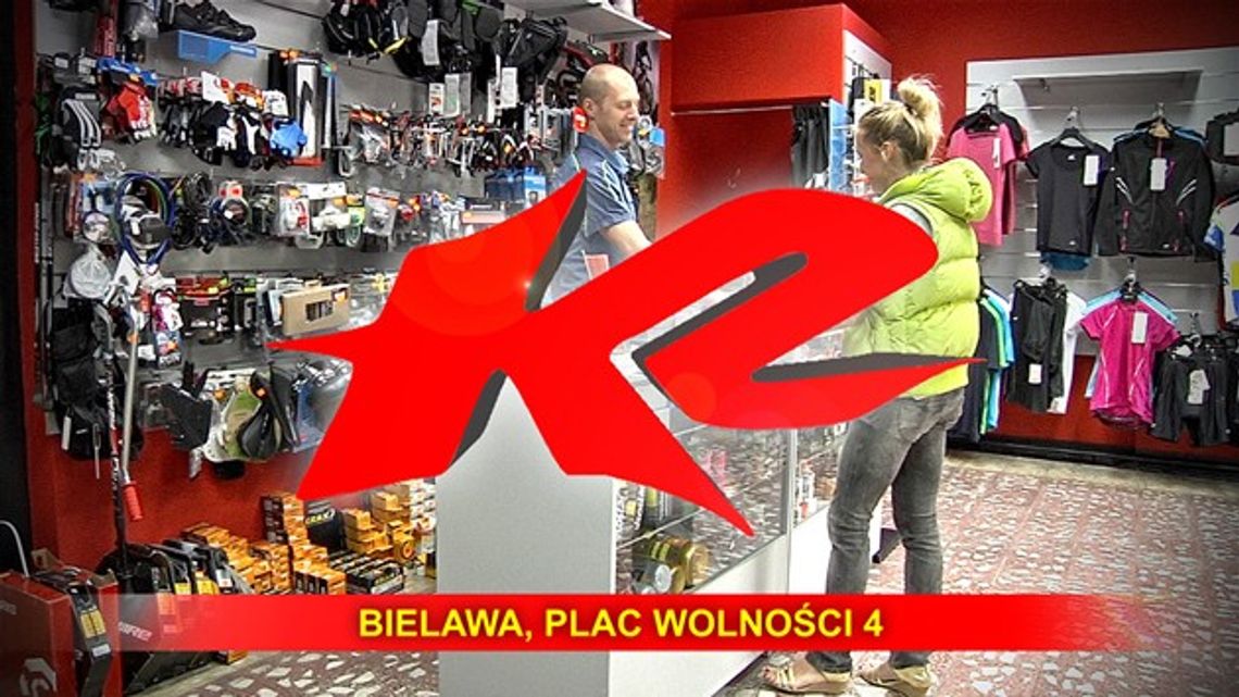 SKLEP ROWEROWY K2 W BIELAWIE - REKLAMA