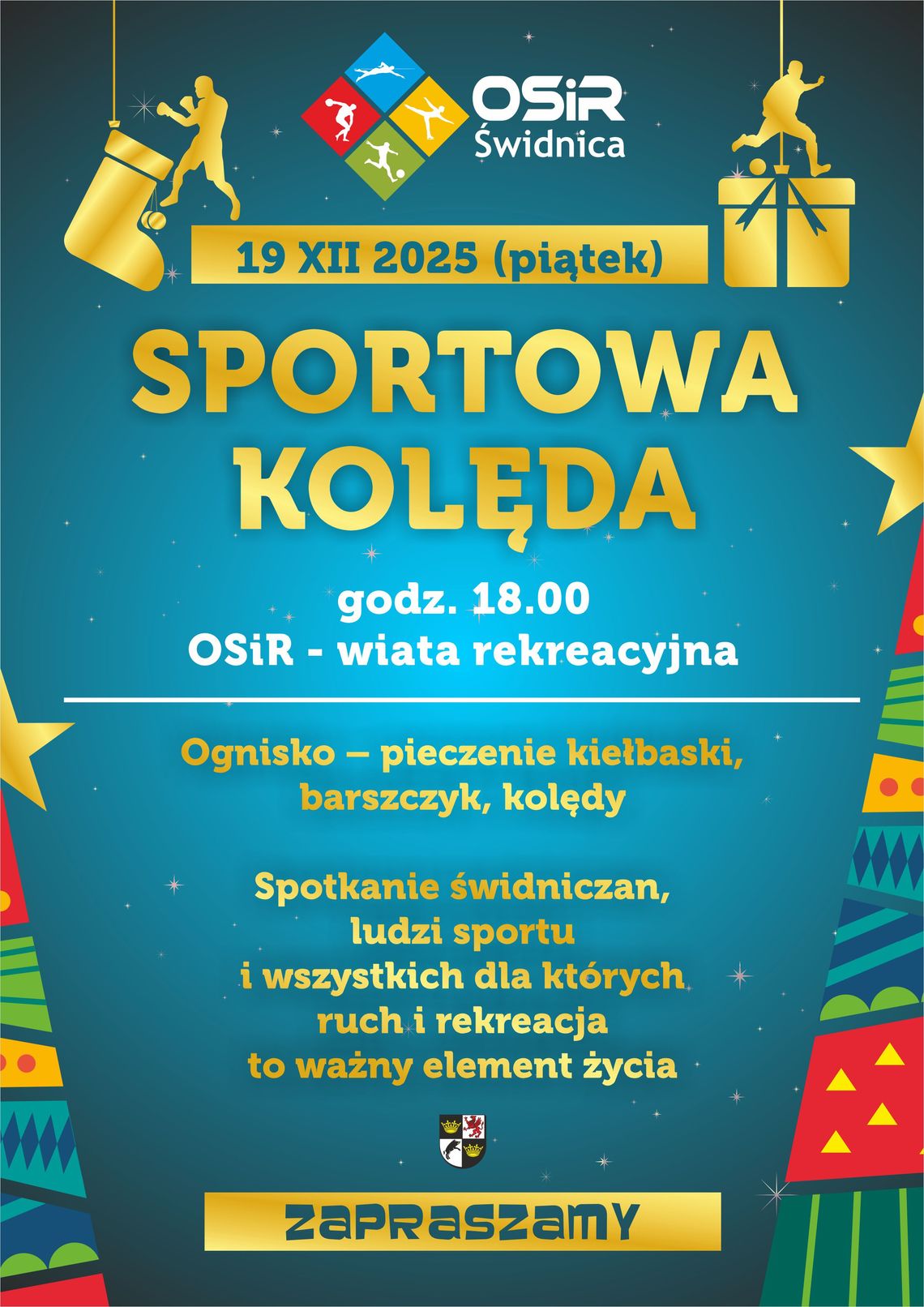 Sportowa Kolęda w piątek 19 grudnia! Sportowa Kolęda w piątek 19 grudnia!
