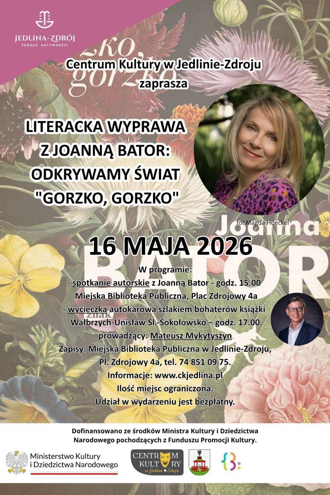 Spotkanie autorskie z Joanną Bator