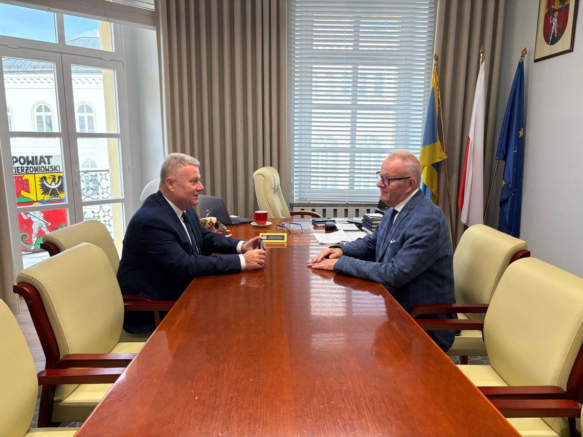 Spotkanie Starosty z Burmistrzem Dzierżoniowa
