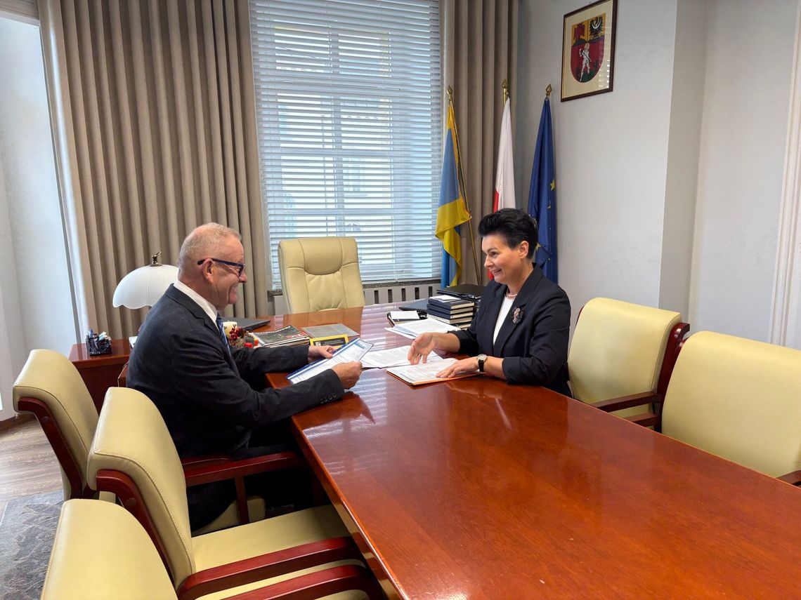 Spotkanie Starosty z Burmistrzem Pieszyc