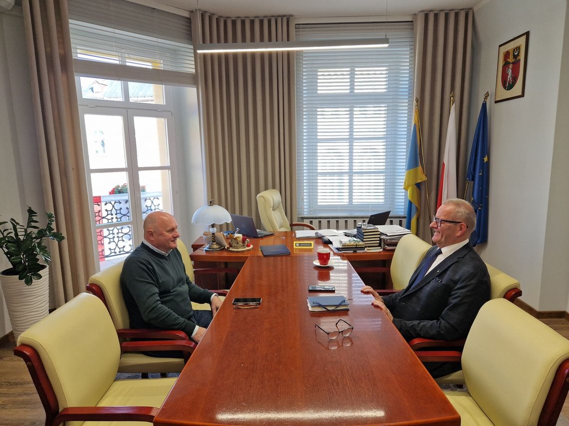 Spotkanie Starosty z Burmistrzem Piławy Górnej