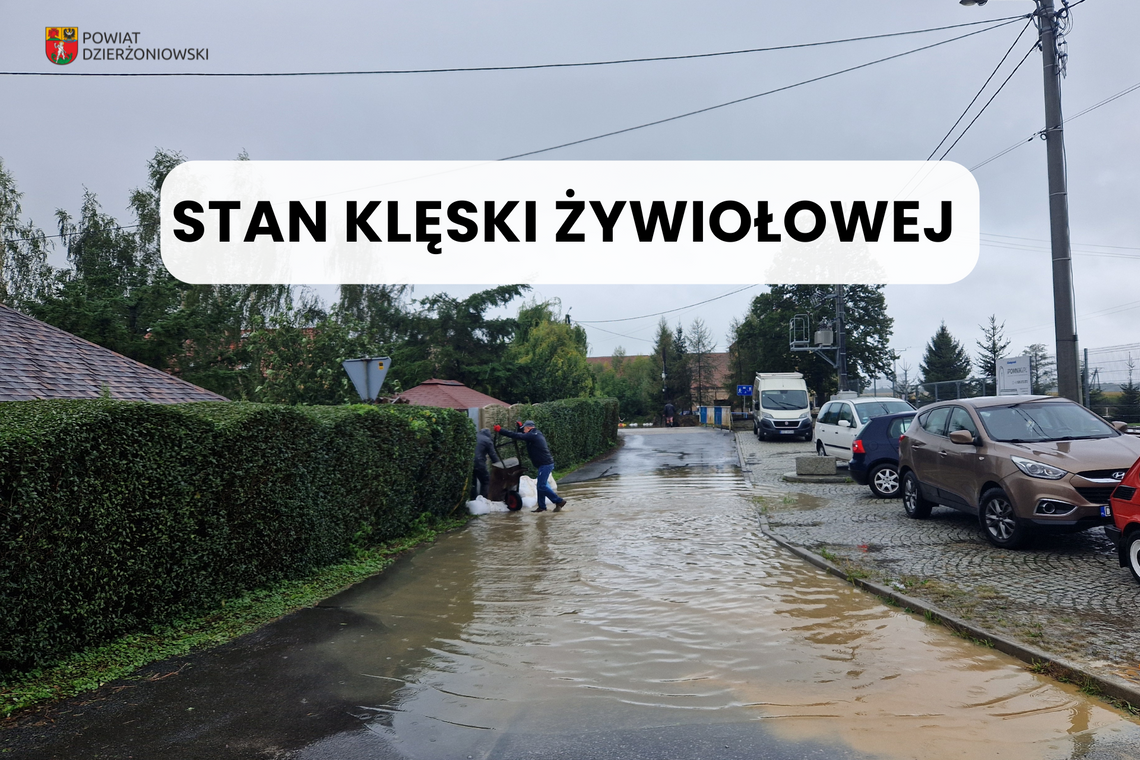 Stan klęski żywiołowej również w powiecie dzierżoniowskim