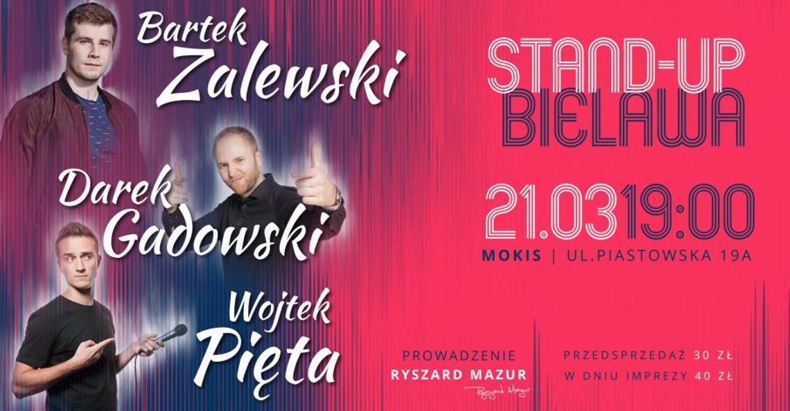 Stand-up Bielawa vol.1: Zalewski x Gadowski x Pięta x Mazur