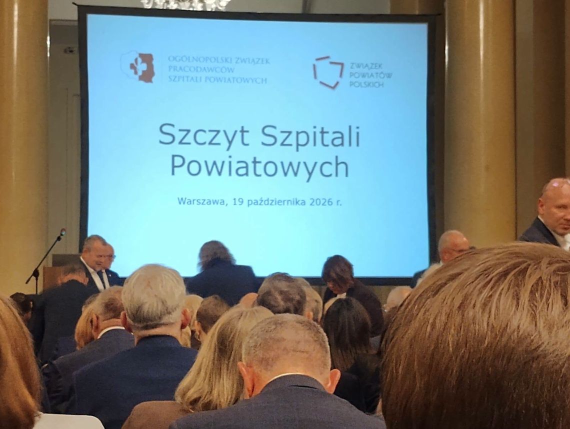Starosta Dzierżoniowski na Szczycie Szpitali Powiatowych w Warszawie