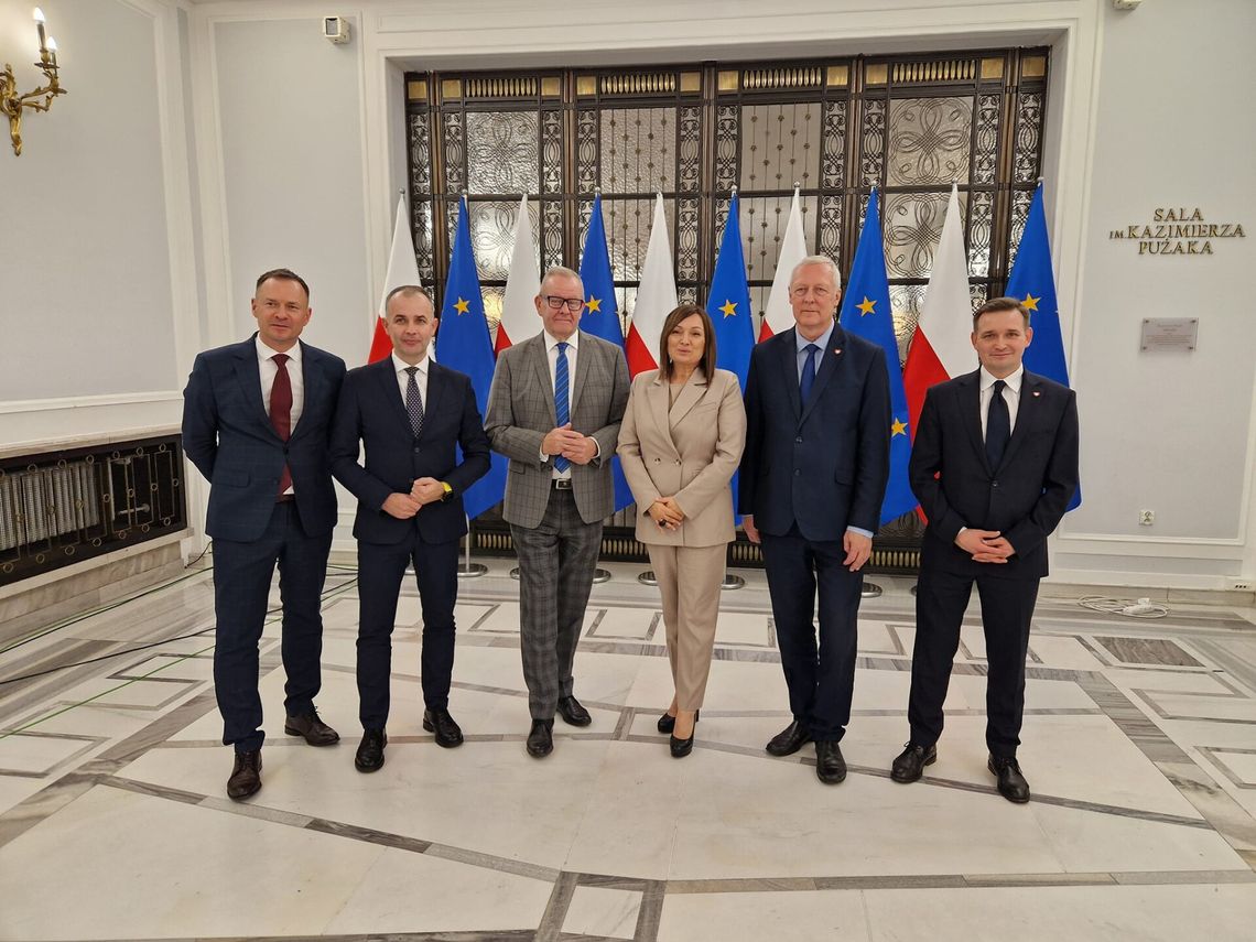 Starosta i wicestarosta dzierżoniowski z wizytą w Sejmie