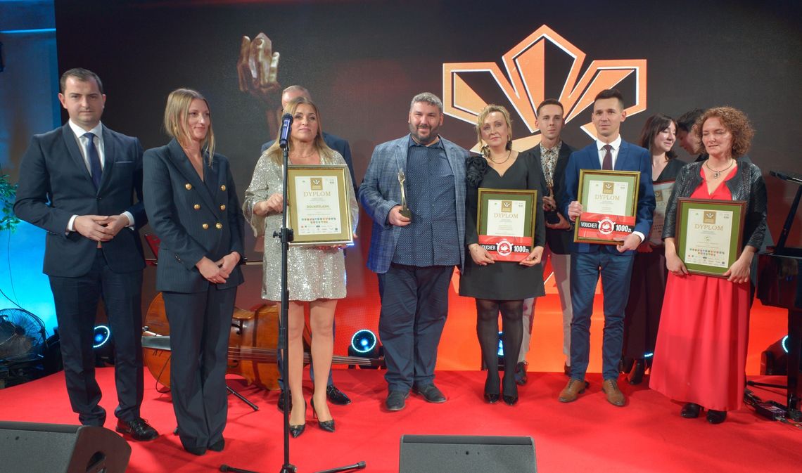 Sudecki Kryształ dla Gospodarstwa Rolnego "Szczypiorki" z Tuszyna i Cydru Radosnego z Piskorzowa