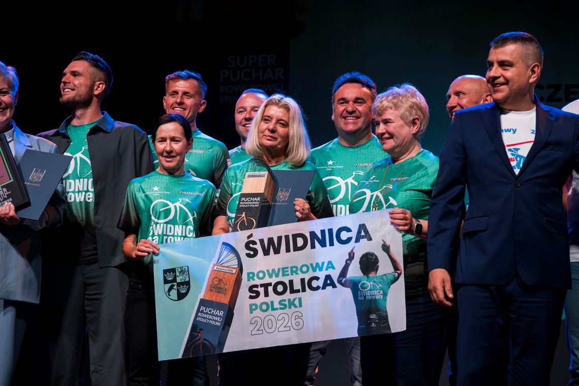 Świdnica wykręciła tytuł Rowerowej Stolicy Polski 2026!