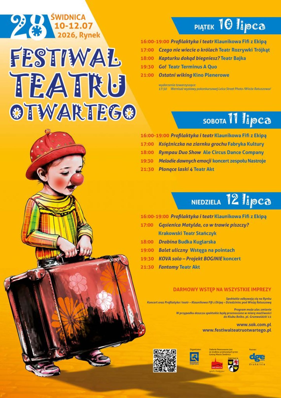Świdnica: XXVIII FESTIWAL TEATRU OTWARTEGO Świdnica: XXVIII FESTIWAL TEATRU OTWARTEGO
