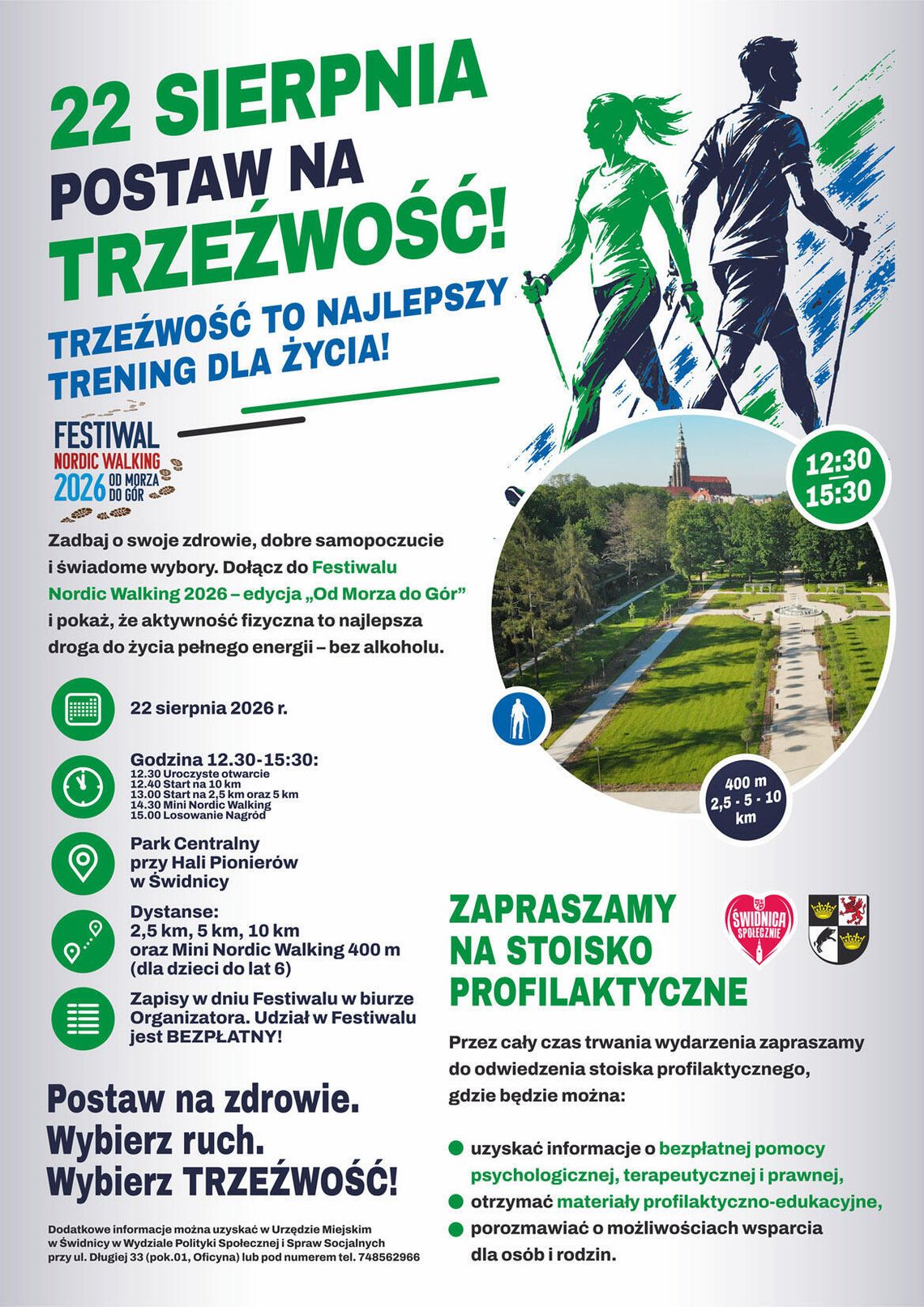 Świdnica zaprasza na Festiwal Nordic Walking 2026 Świdnica zaprasza na Festiwal Nordic Walking 2026