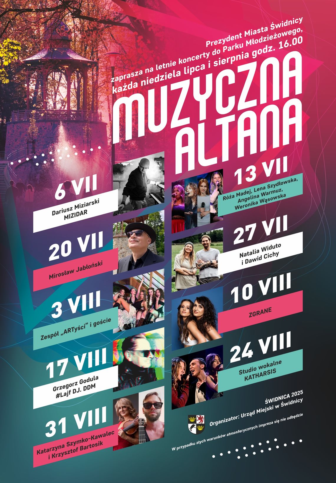 Świdnicka altana pełna muzyki