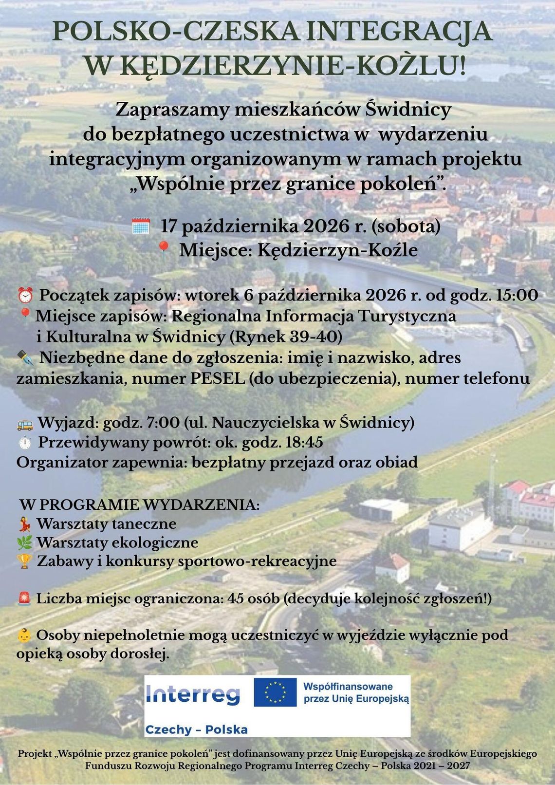 Świdniczanie spotkają się z sąsiadami zza granicy. Bezpłatny wyjazd do Kędzierzyna-Koźla
