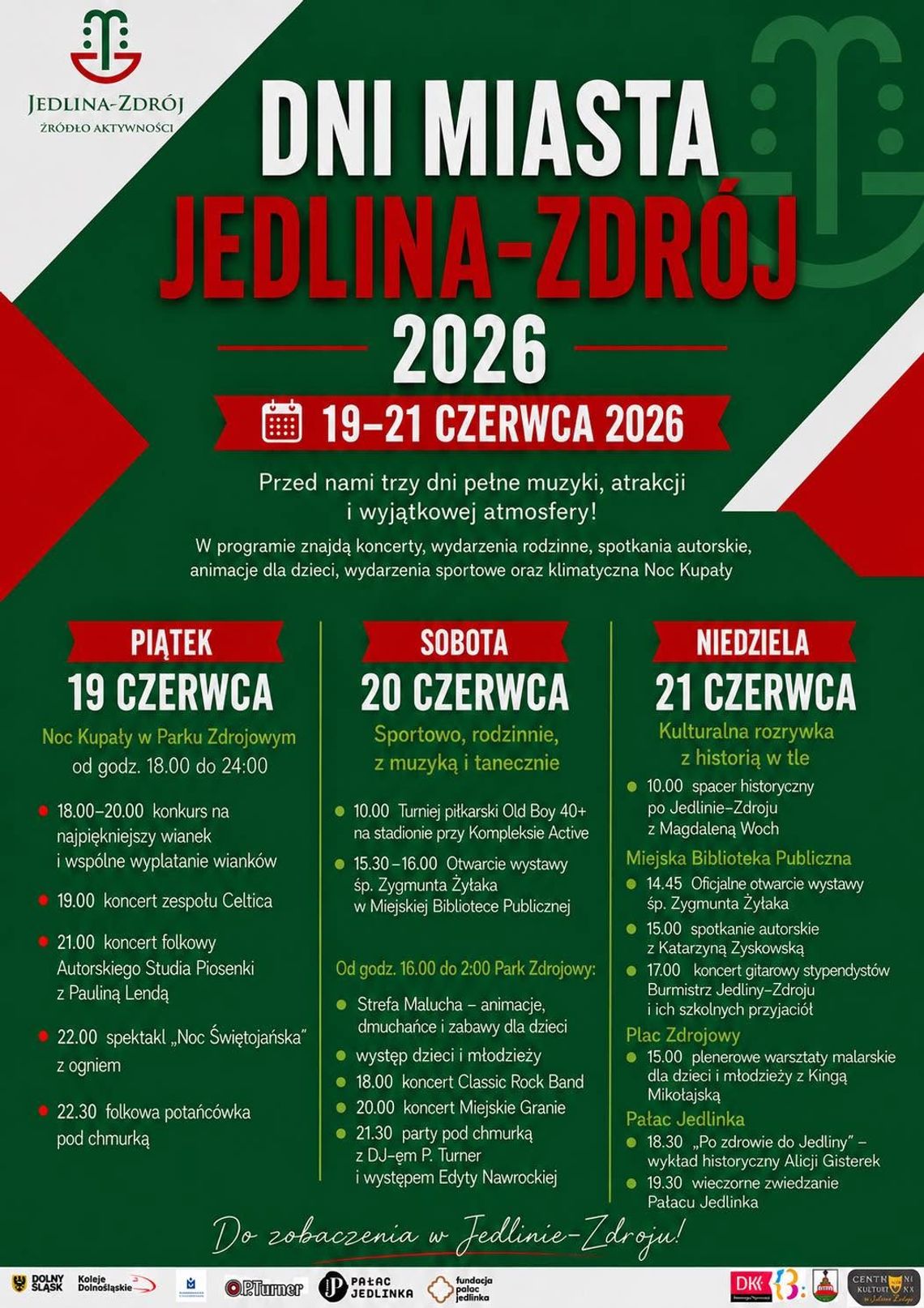 Święto Miasta Jedlina-Zdrój - przed nami trzy dni pełne atrakcji Święto Miasta Jedlina-Zdrój - przed nami trzy dni pełne atrakcji