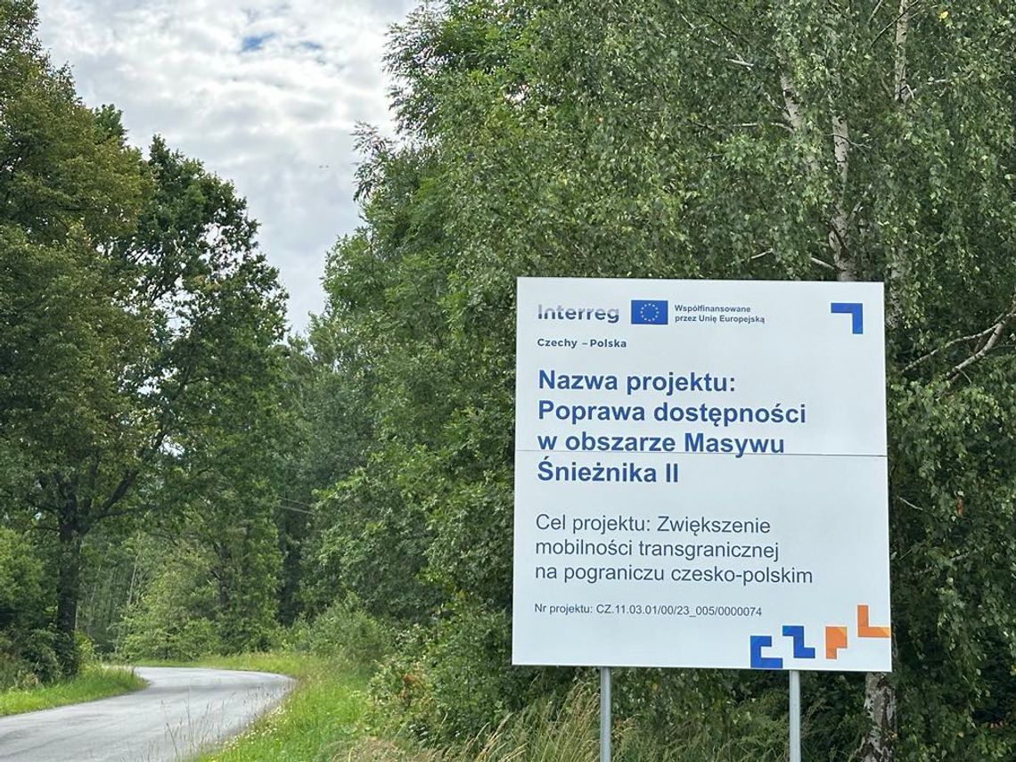 Trwa przebudowa dróg po polskiej stronie w ramach współpracy transgranicznej z Czechami.