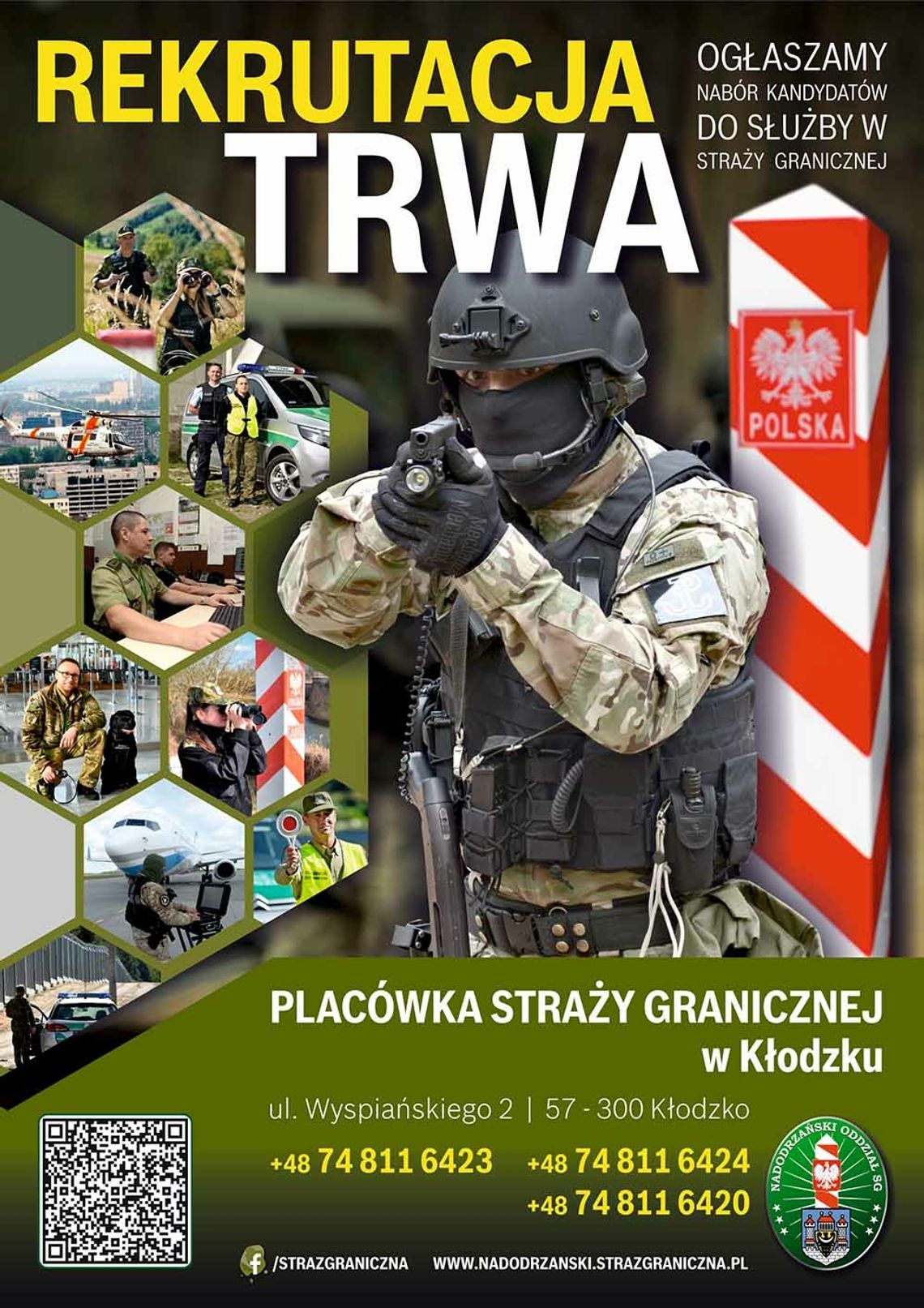 Trwa rekrutacja do Straży Granicznej w Kłodzku