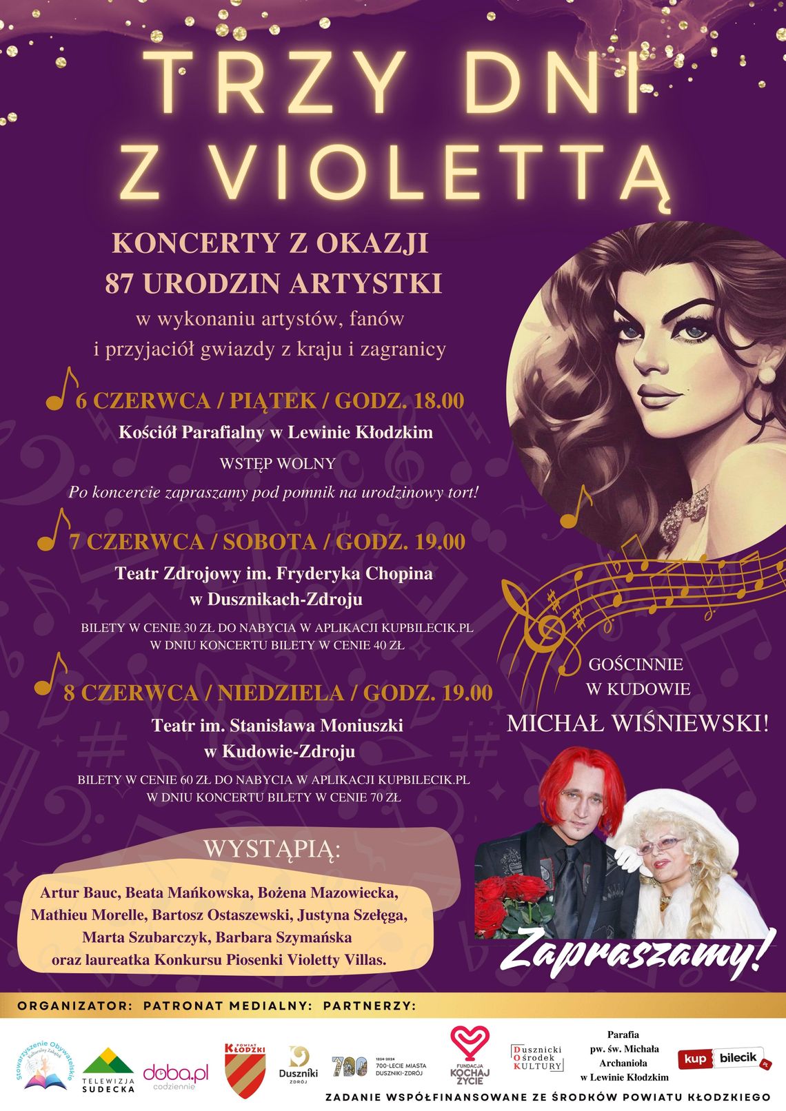 Trzy Dni z Violettą – Koncerty z okazji 87. urodzin artystki
