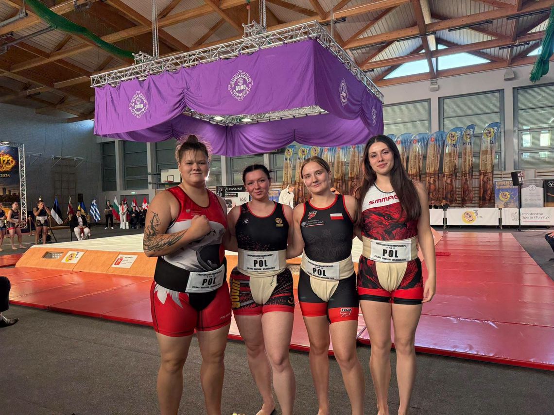 Trzy medale Mistrzostw Europy Juniorek w Sumo dla zawodniczek JUNIORA Dzierżoniów Trzy medale Mistrzostw Europy Juniorek w Sumo dla zawodniczek JUNIORA Dzierżoniów