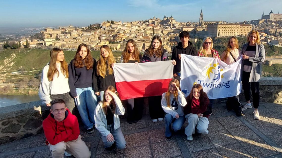 Uczniowie SP9 na e-Twinningu w Hiszpanii