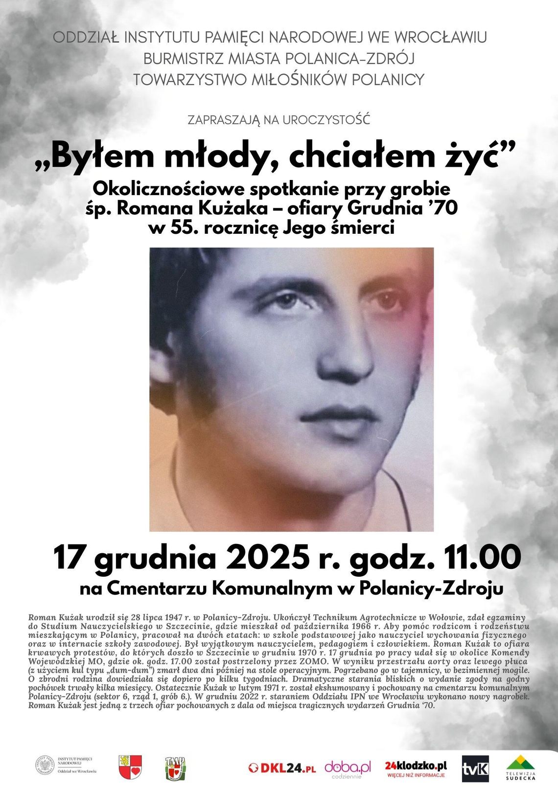 Uroczystość poświęcenia pomnika Władysława Niedźwieckiego