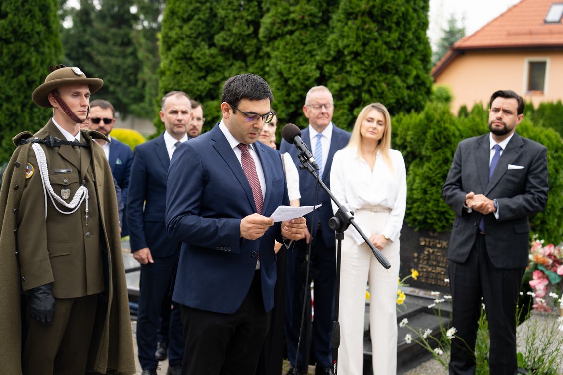 Uroczystości z okazji rocznicy Dnia Niepodległości Gruzji w Dzierżoniowie