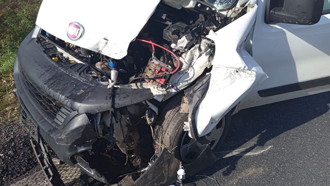 Uwaga wypadek na krajowej ósemce na wysokości Niemczy