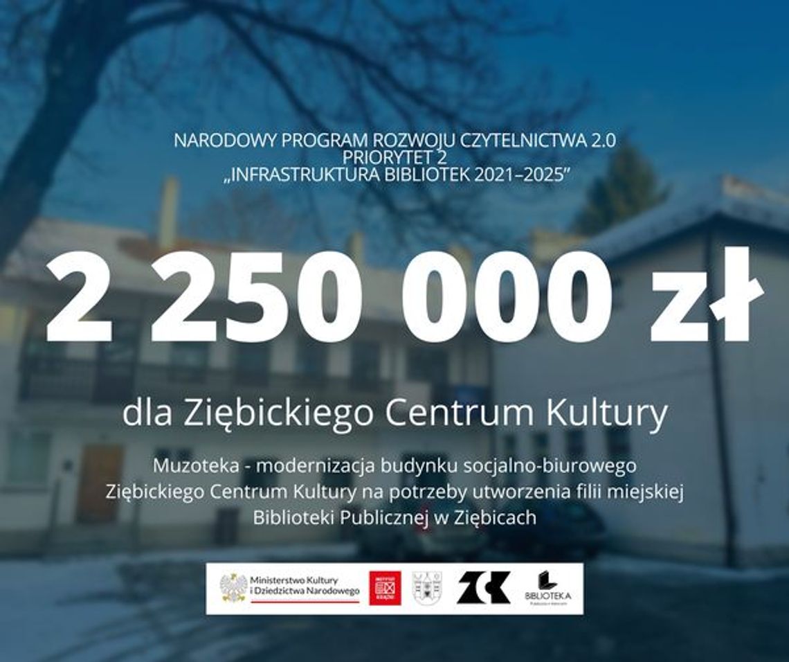 W Ziębickim Centrum Kultury powstanie Muzoteka za ponad 2 miliony złotych