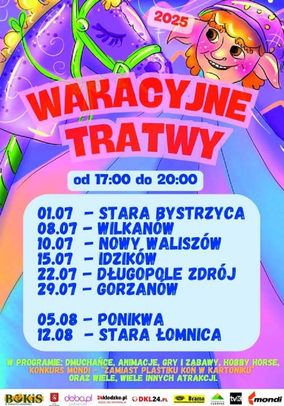 Wakacyjne Tratwy 2025 – Lato pełne atrakcji w Gminie Bystrzyca Kłodzka