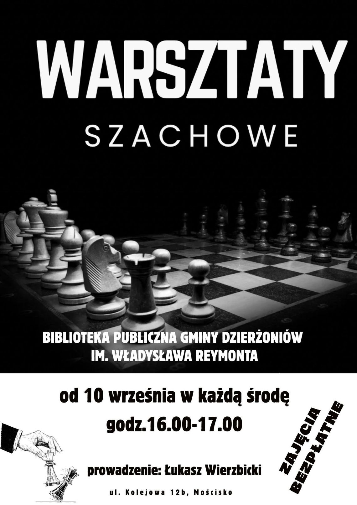 Warsztaty szachowe za darmo
