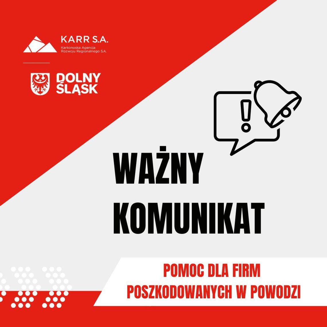 Ważny komunikat powodziowy dla firm