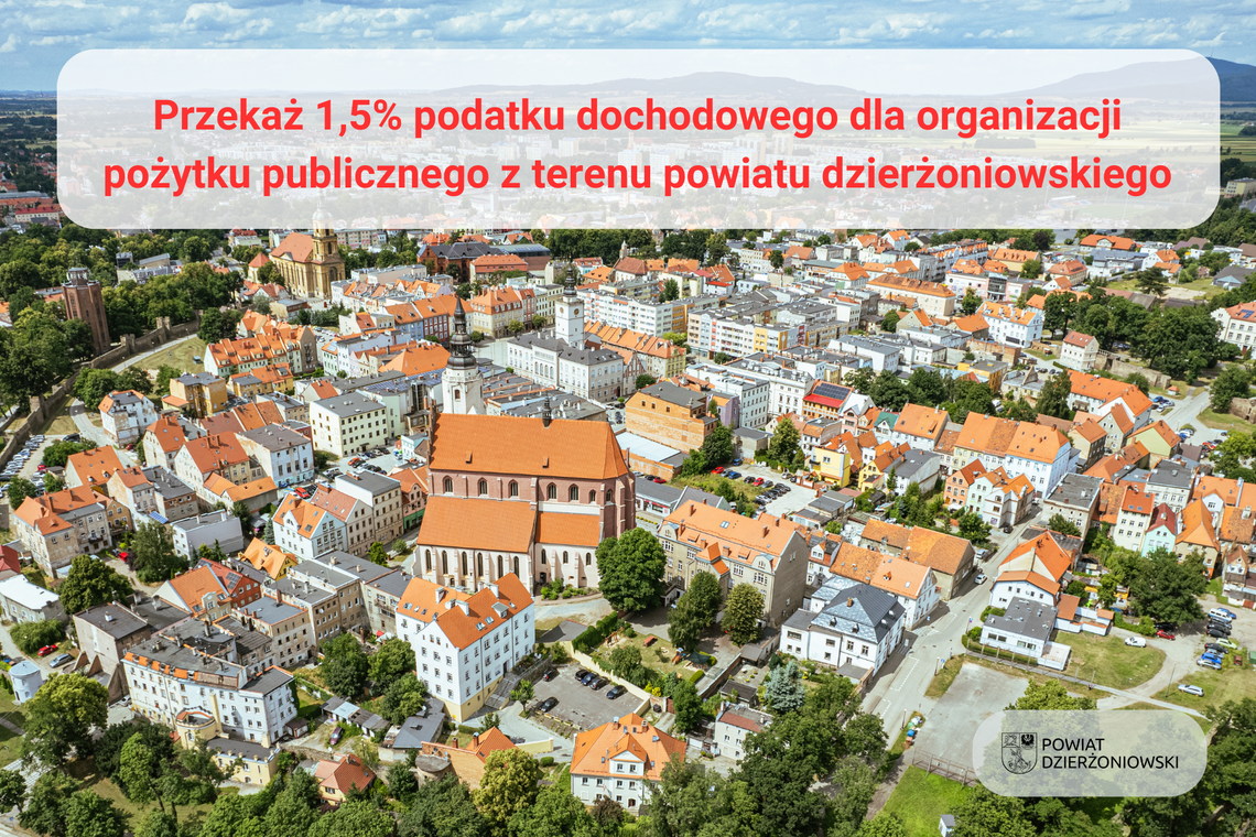 Wesprzyj organizacje pożytku publicznego – przekaż 1,5% podatku dochodowego