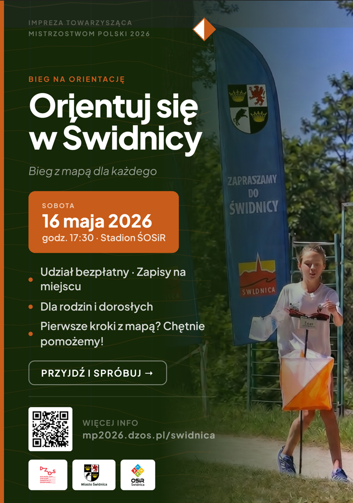 Weź mapę i ruszaj w teren! Świdnica zaprasza na bieg na orientację dla każdego