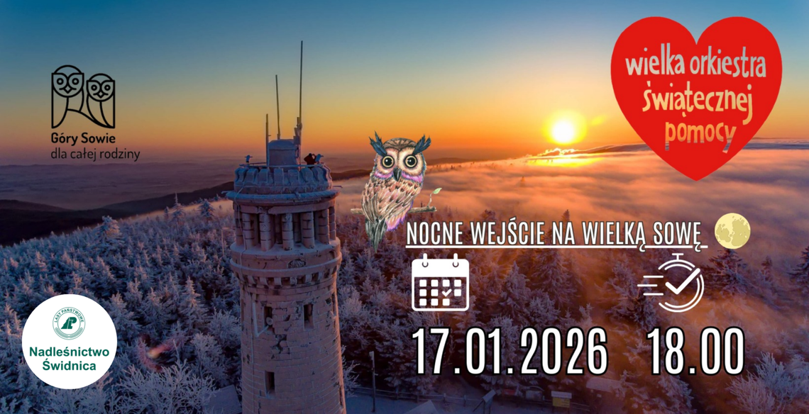 Wielka Sowa dla WOŚP 2026