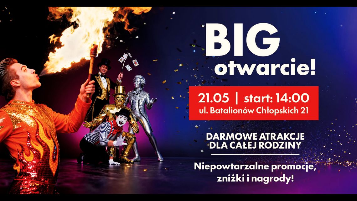 Wielkie Otwarcie BIG Dzierżoniów! Wielkie Otwarcie BIG Dzierżoniów!