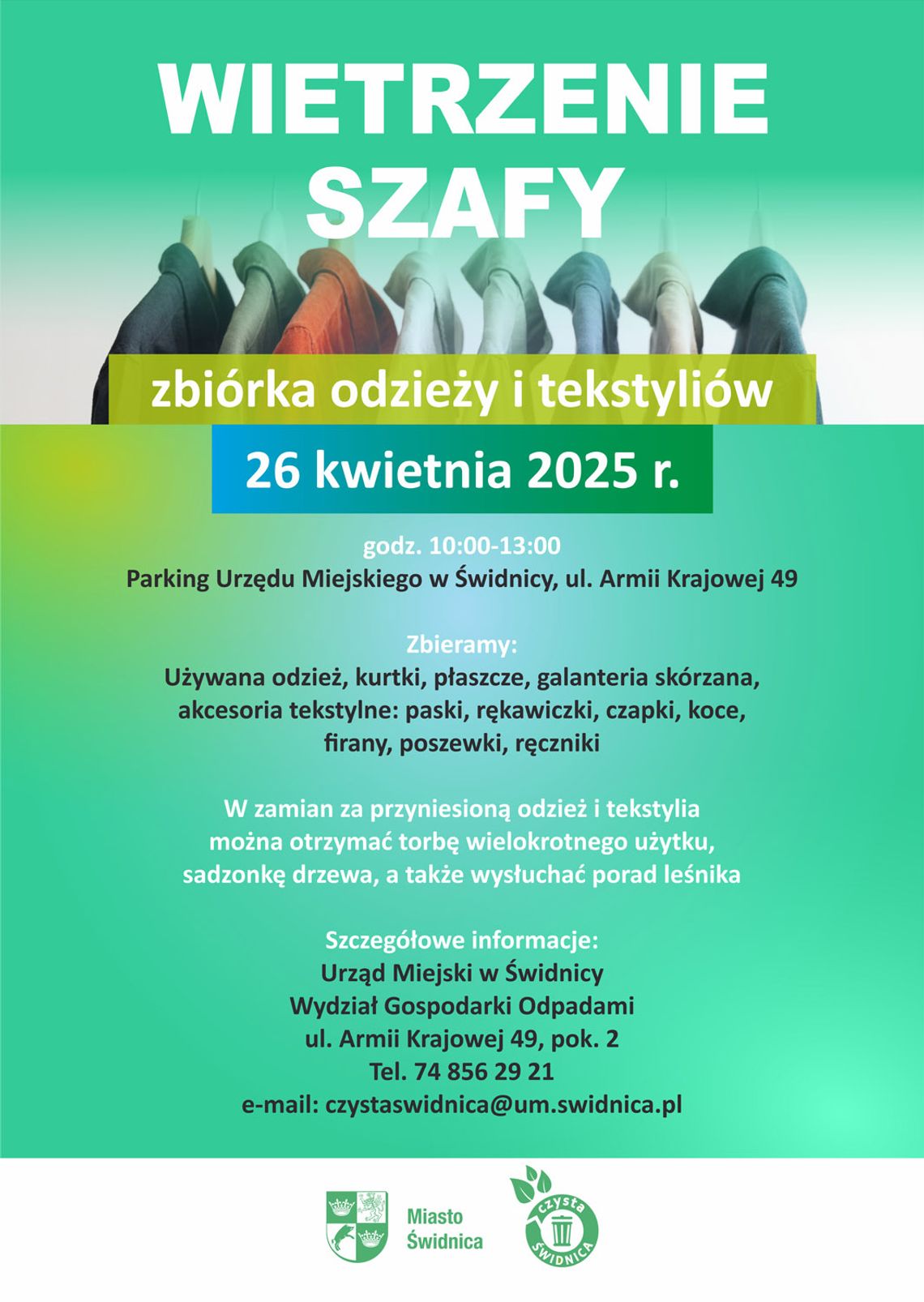 „Wietrzenie szafy” – zamień tekstylia na drzewko i torbę