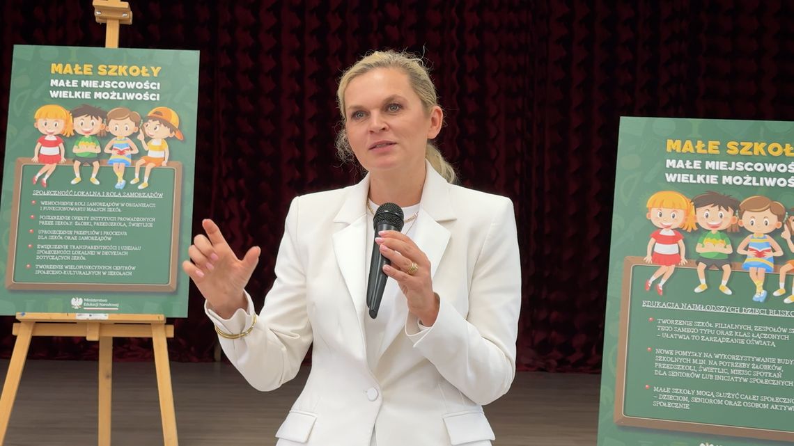 Wizyta Minister Edukacji w Nowej Rudzie-Słupcu