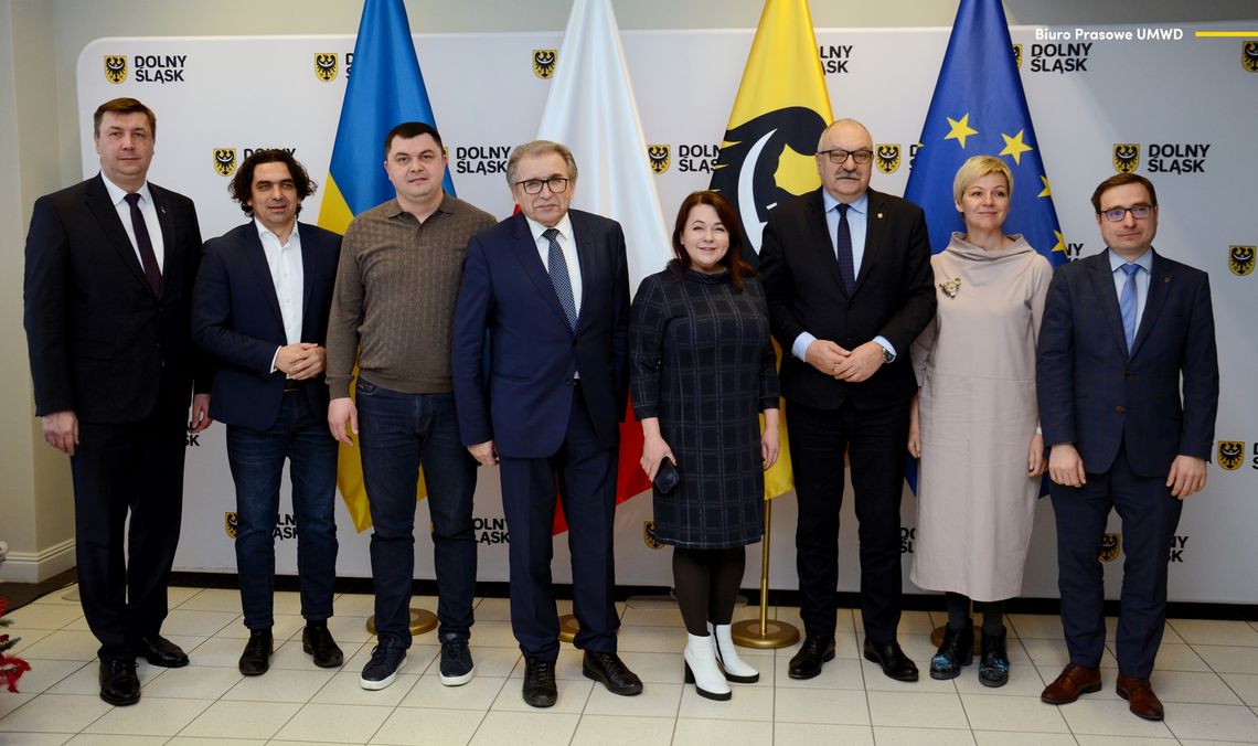 Wizyta przedstawicieli Rady Najwyższej Ukrainy na Dolnym Śląsku