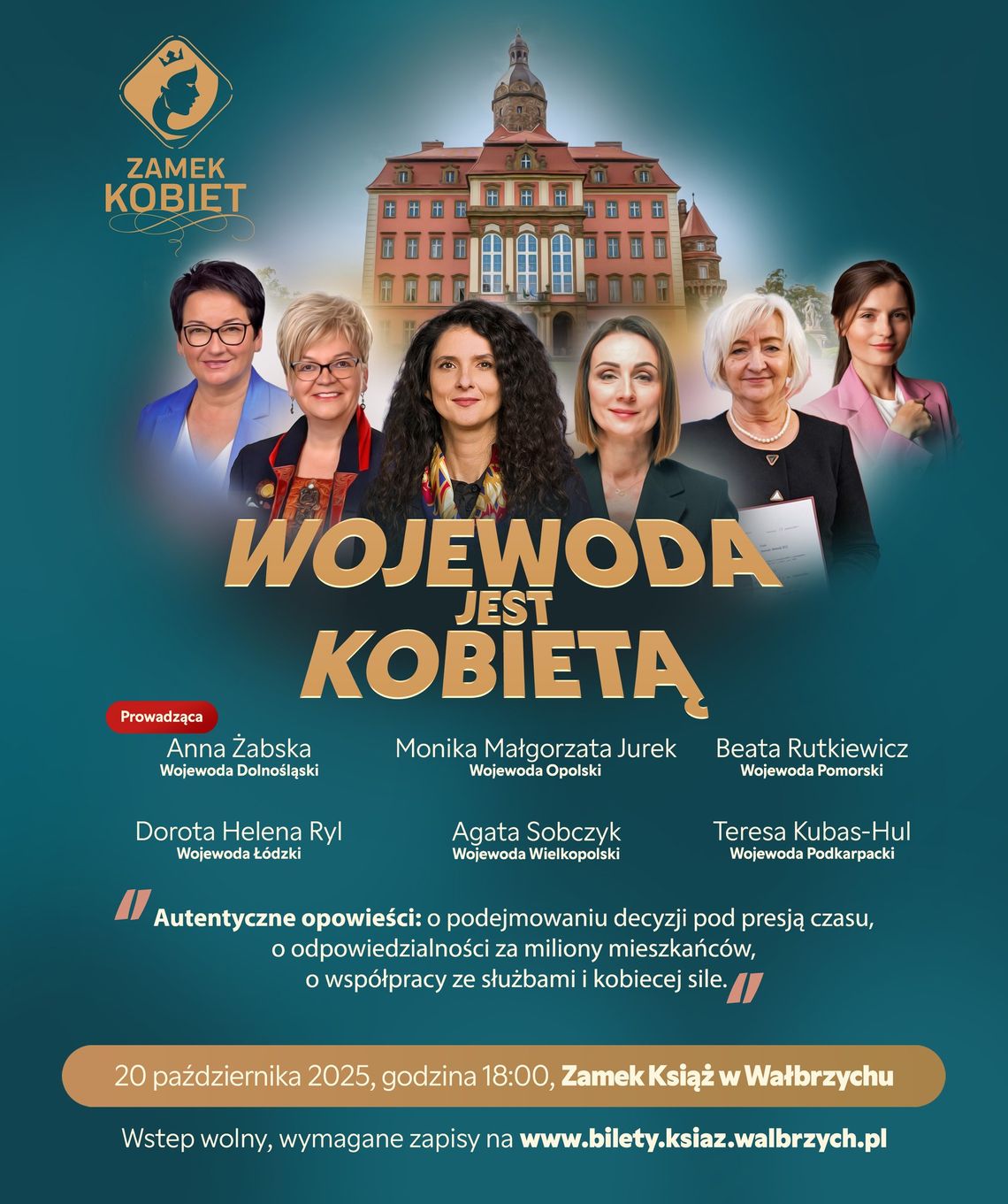 Wojewoda jest kobietą czyli Zamek Kobiet w Zamku Książ