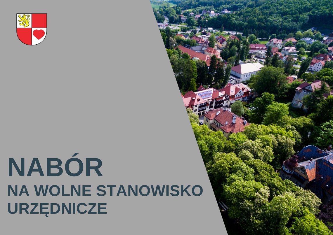 Wolne stanowisko urzędnicze ds. księgowości podatkowej w Referacie Finansowym w Polanicy Zdroju