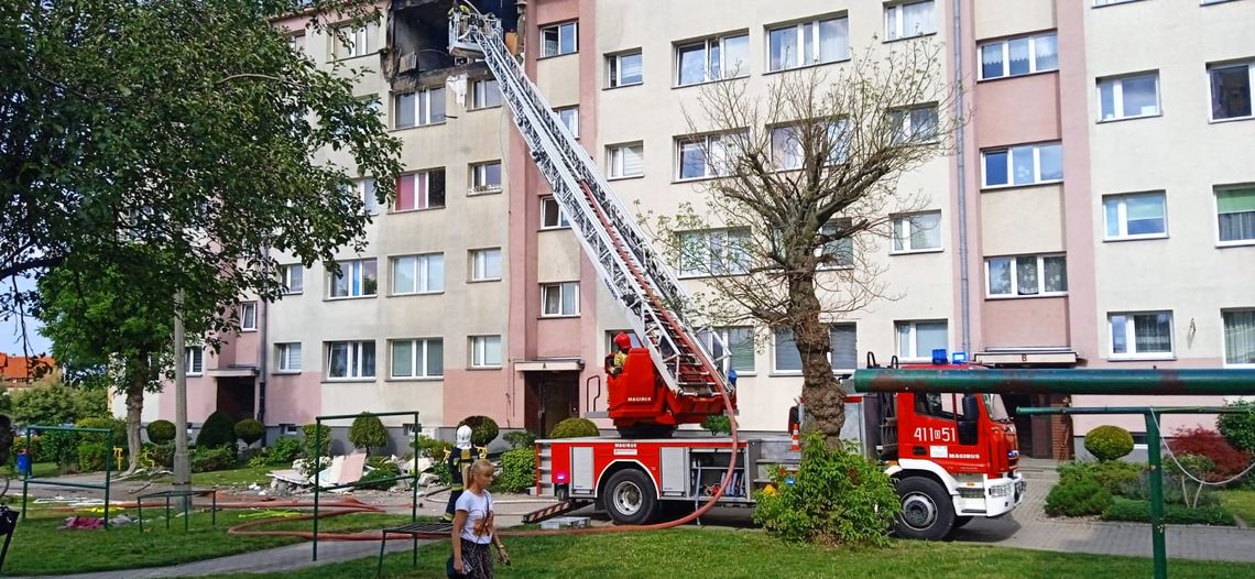 Wybuch gazu w Bielawie, jedną osobę zabrało LPR