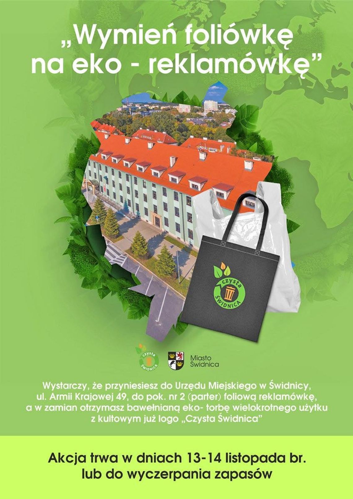 Wymień foliówkę na eko-reklamówkę