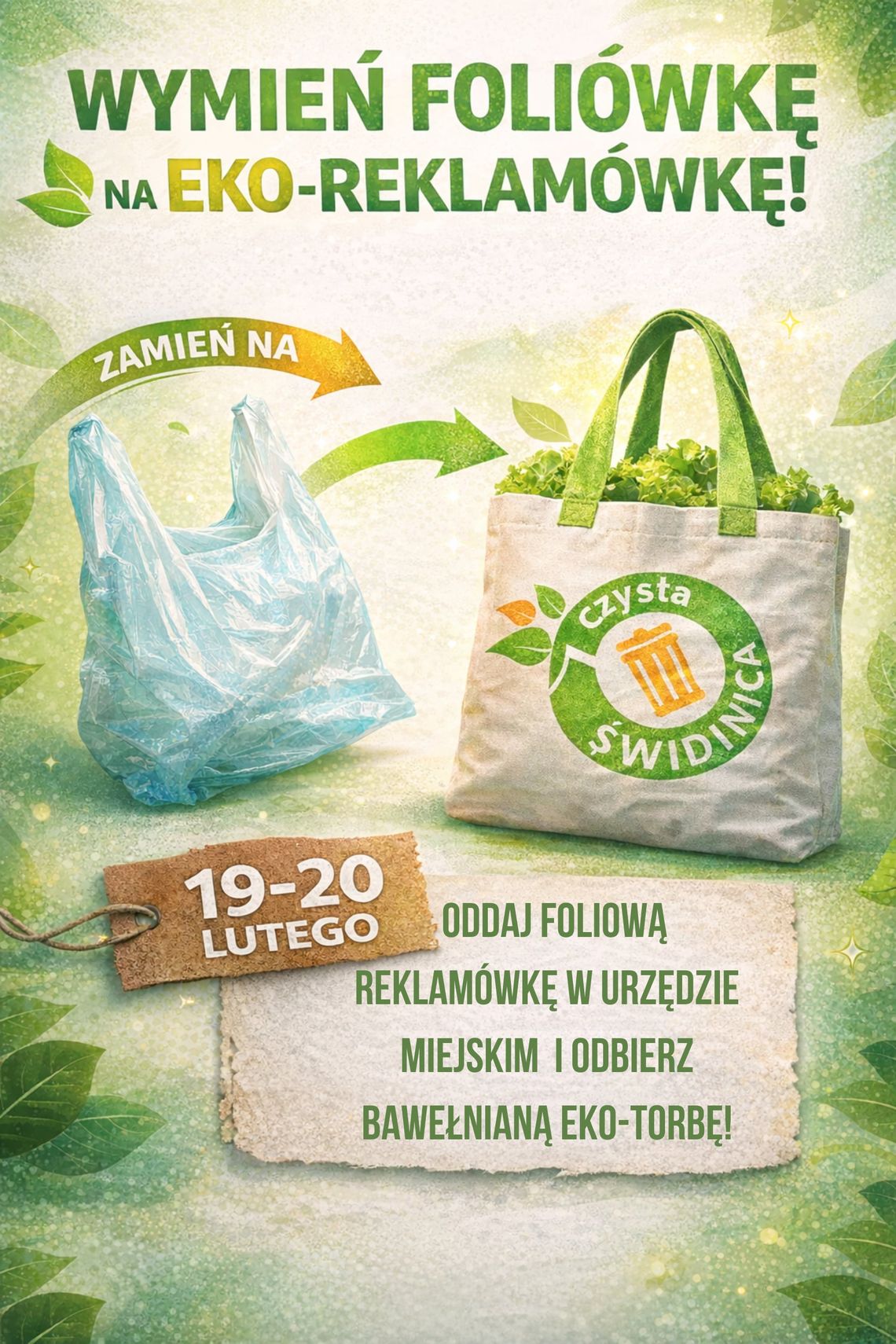 Wymień foliówkę na eko-reklamówkę Wymień foliówkę na eko-reklamówkę