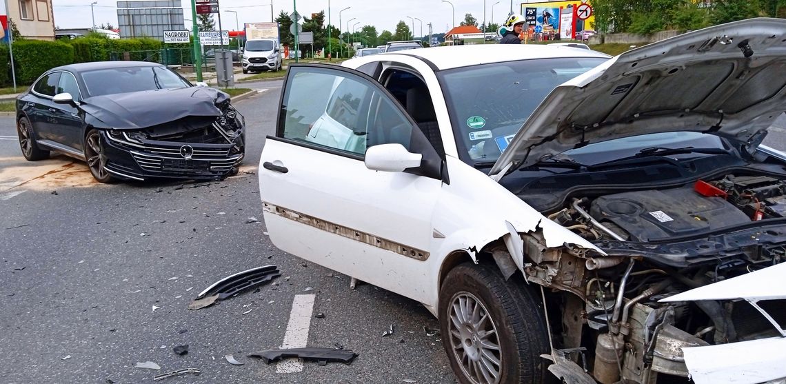 Wypadek w Dzierżoniowie