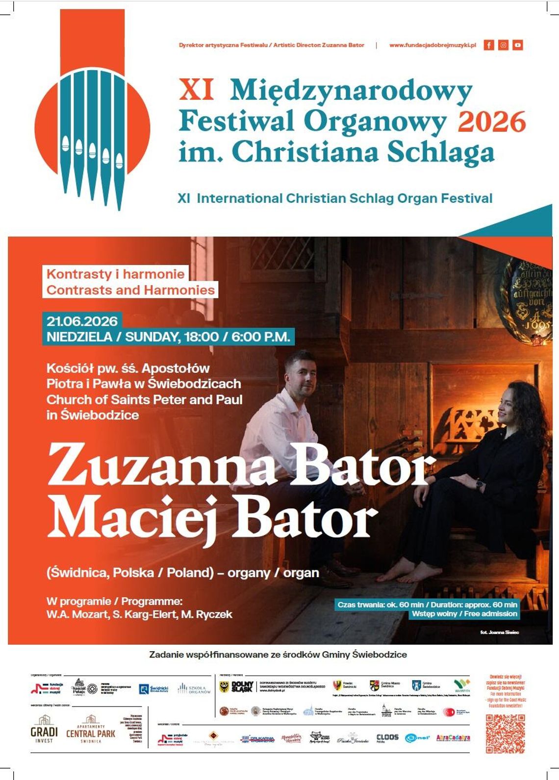 XI Międzynarodowy Festiwal Organowy im. Christiana Schlaga XI Międzynarodowy Festiwal Organowy im. Christiana Schlaga