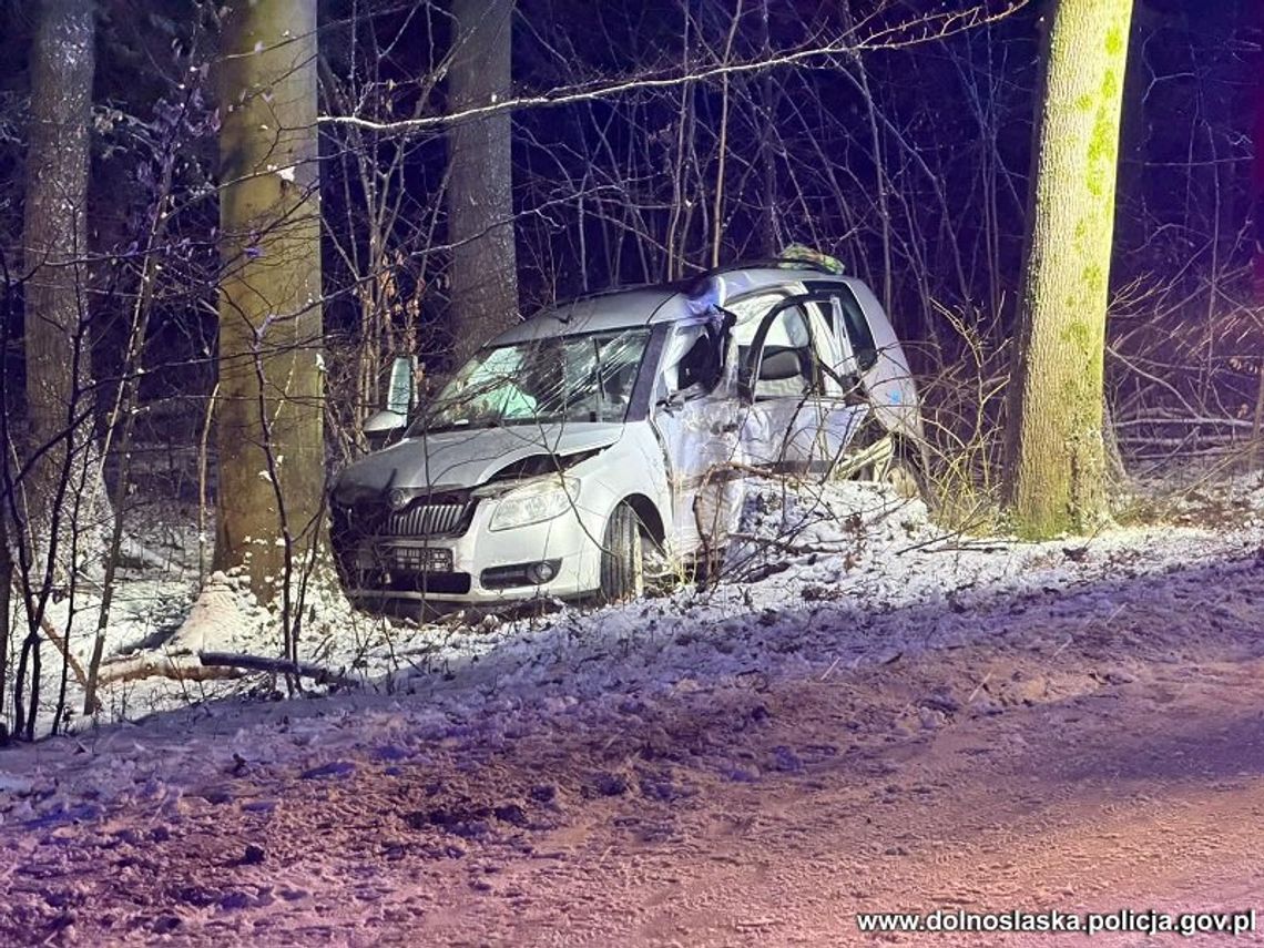 Z kina prosto do szpitala – śliska droga i brak doświadczenia doprowadziły do wypadku Z kina prosto do szpitala – śliska droga i brak doświadczenia doprowadziły do wypadku