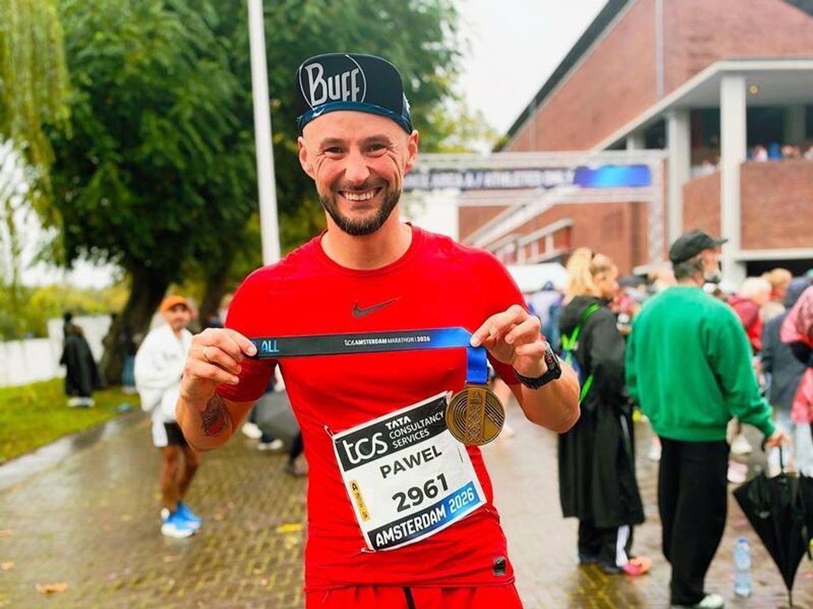 Ząbkowicki policjant przebiegł maraton w Amsterdamie Ząbkowicki policjant przebiegł maraton w Amsterdamie