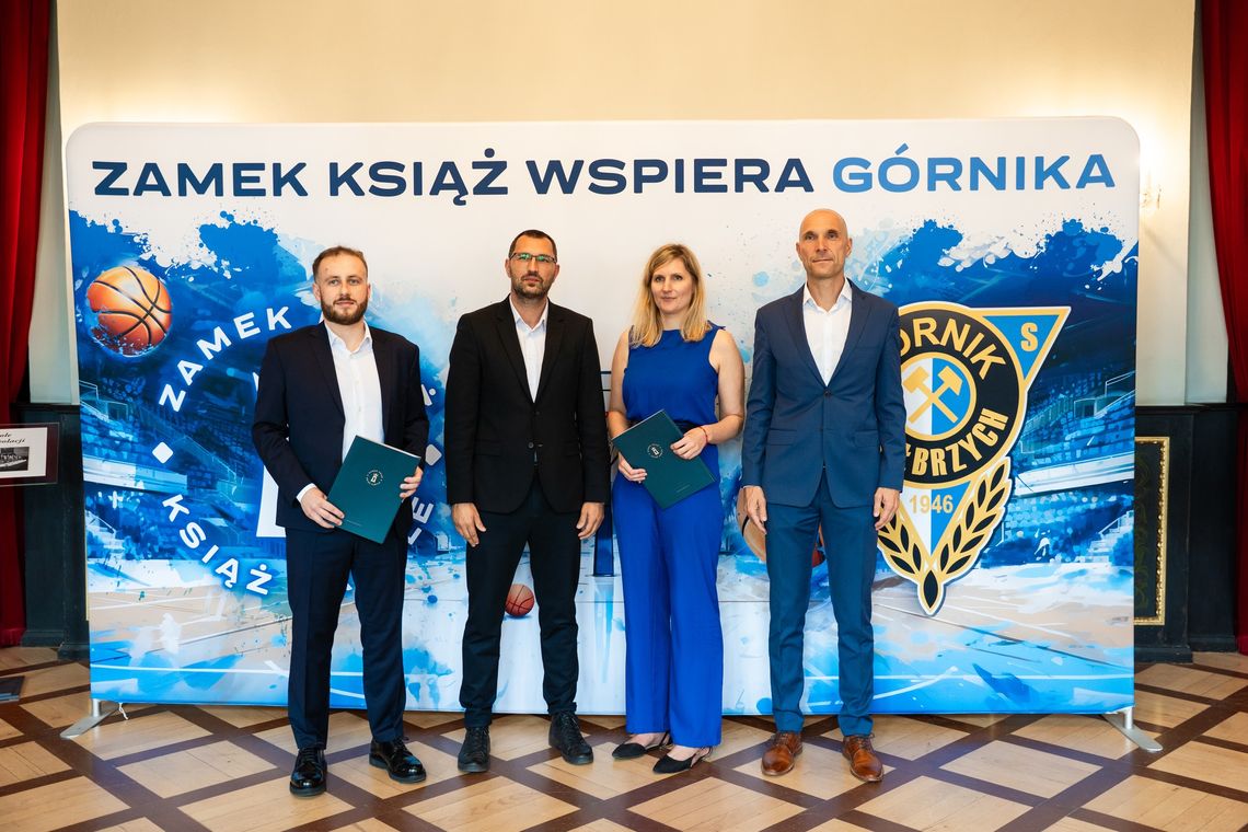 Zamek Książ nowym sponsorem tytularnym Górnika Wałbrzych