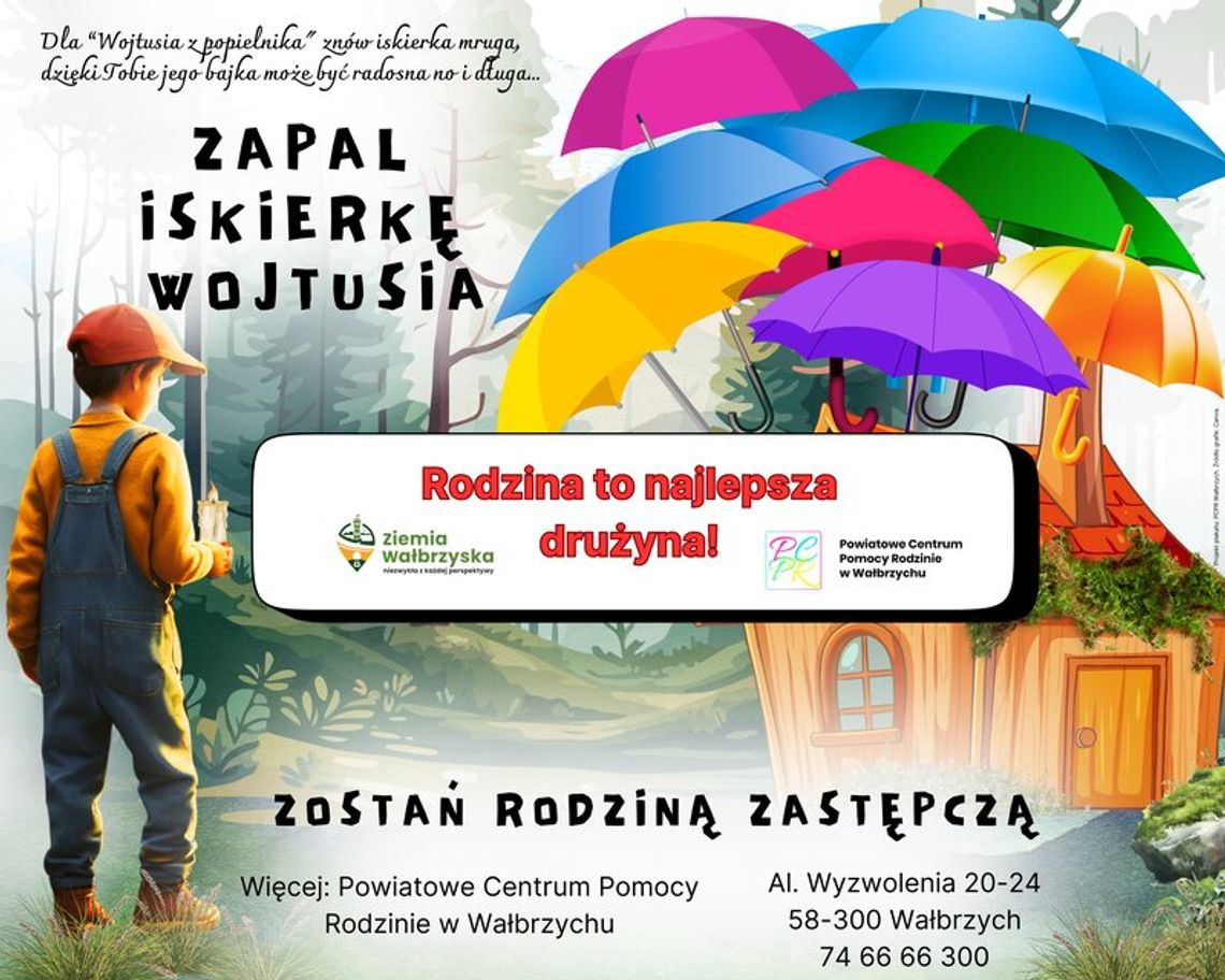 Zapal iskierkę i zostań rodziną zastępczą