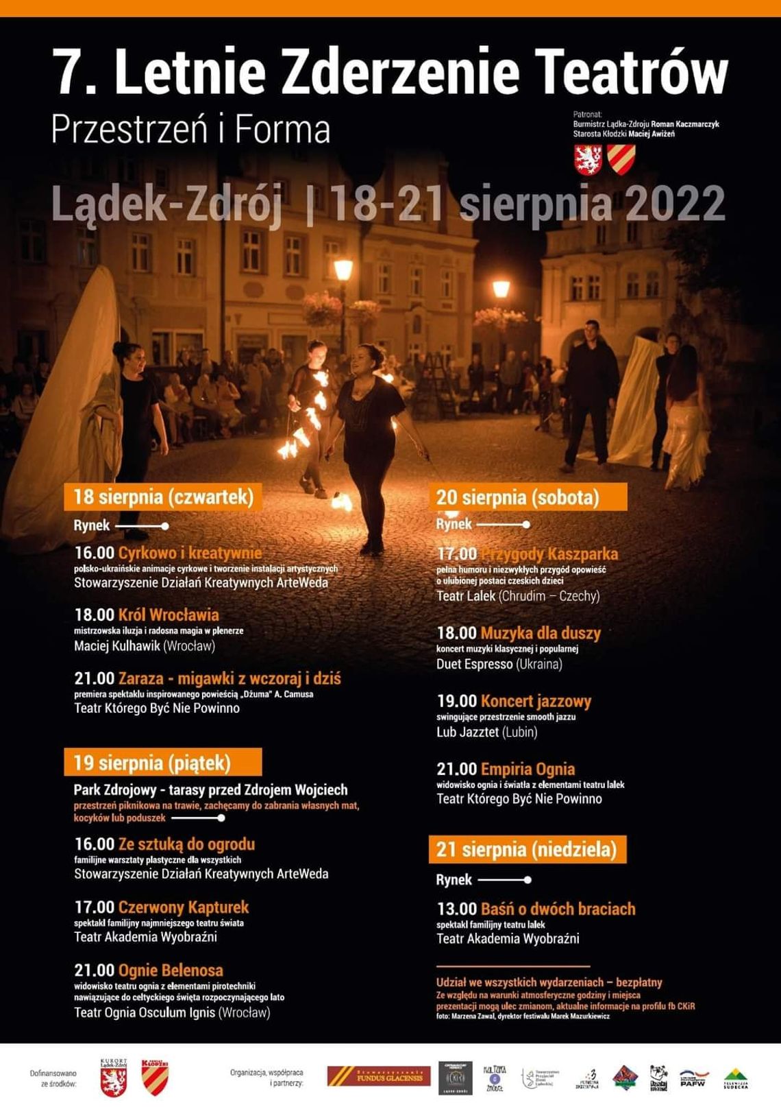 Zapraszamy do Lądka-Zdroju na 7. Festiwal Letnie Zderzenie Teatrów