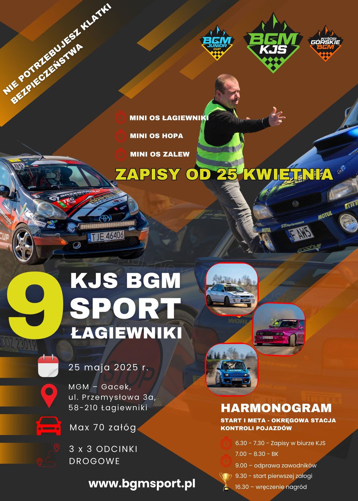 Zapraszamy na 9. KJS BGM Sport Łagiewniki – utrudnienia w ruchu w dniu 25 maja