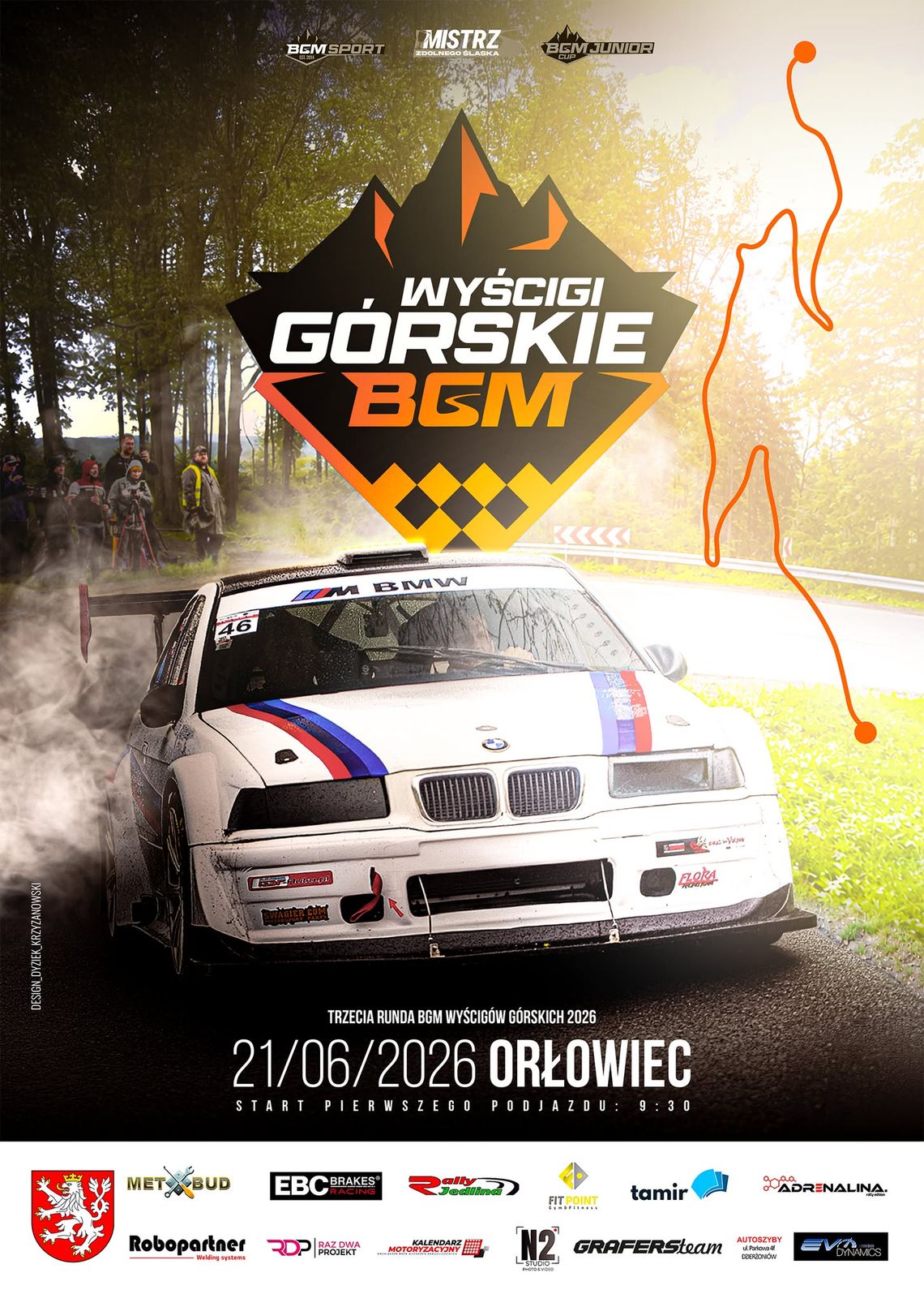 Zapraszamy na BGM Wyścig Górski ORŁOWIEC! Zapraszamy na BGM Wyścig Górski ORŁOWIEC!